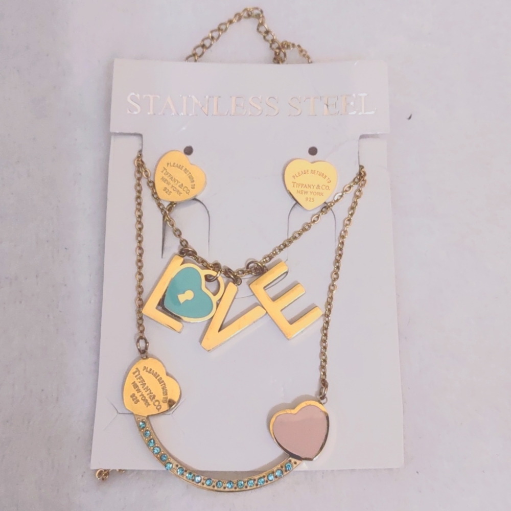 Stainless steel Tiffany necklace